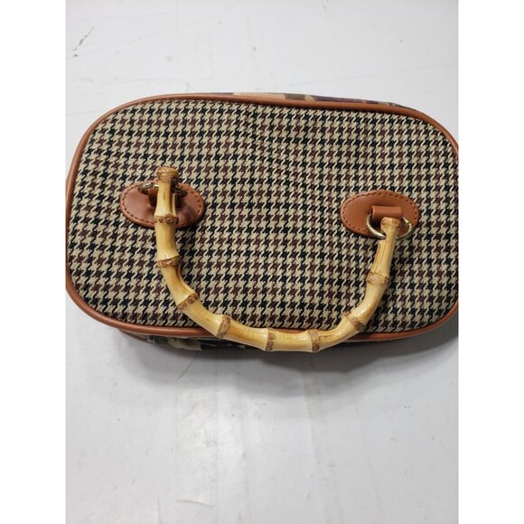 Avon Autumn Rose Travel Set Duffle Bag Satchel & Make Up Bag Set Of 3 Pre Owned - Picture 3 of 15